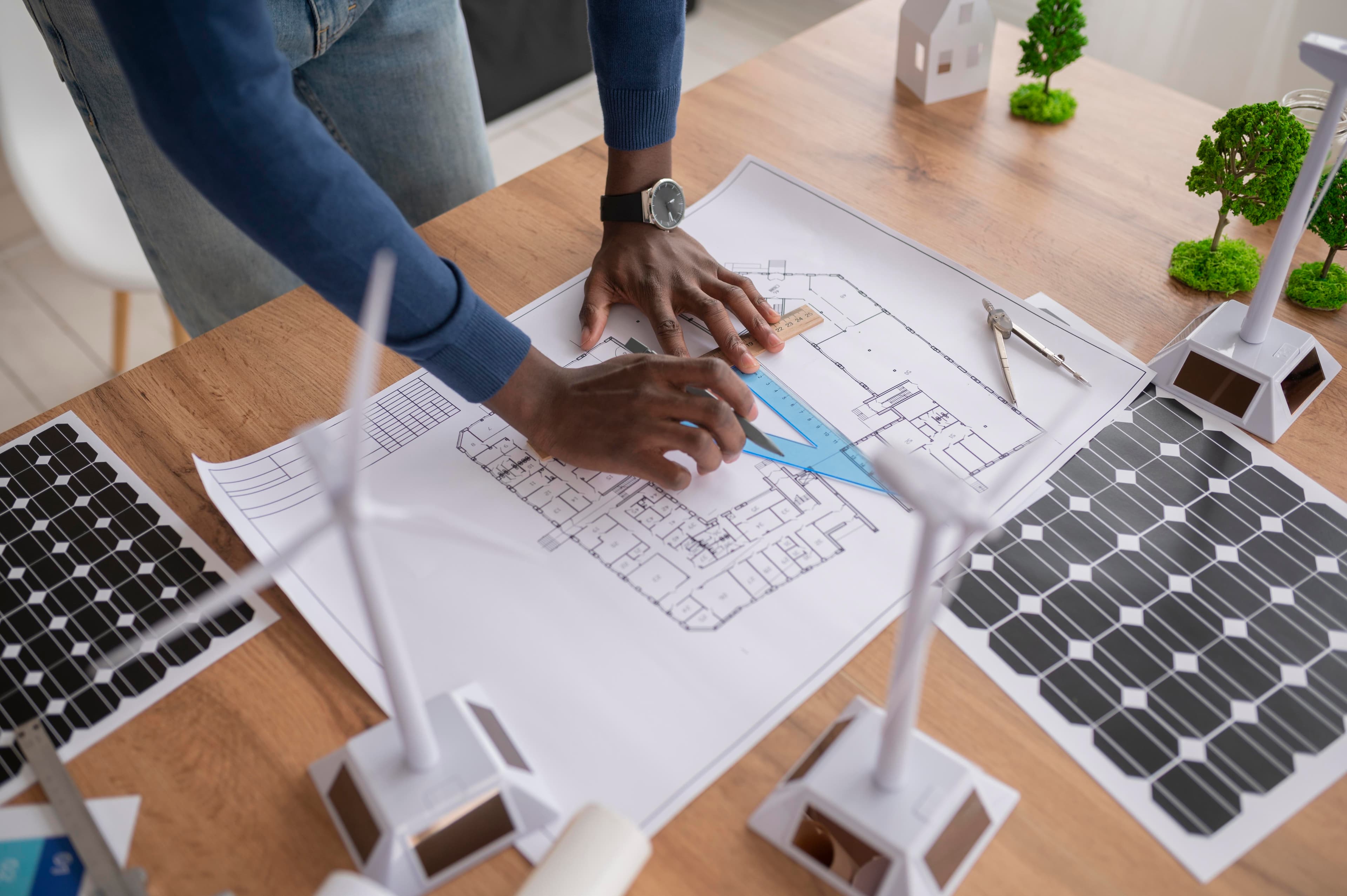 Energy Consultant with Tablet
